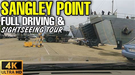 [4K] SANGLEY POINT CAVITE CITY Full Driving & Sightseeing .